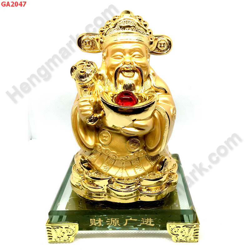 GA2047 ไฉ่ซิงเอี๊ย เรซิ่นชุบทองฐานแก้ว ราคา 999 บาท http://hengmark.com/view_product/GA2047.htm