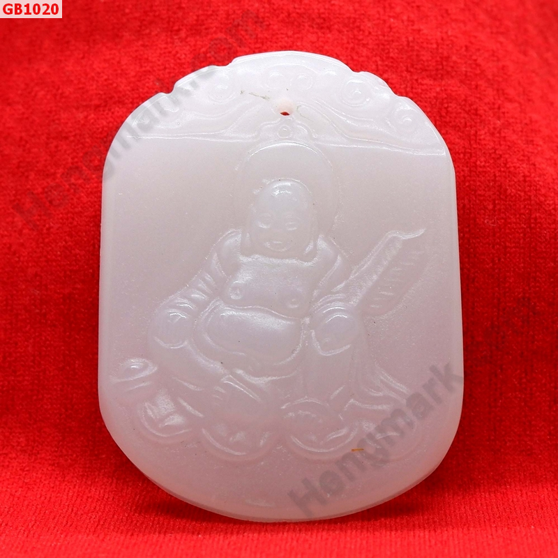 GB1020 จี้หยกขาวรูปพระสังกัจจายน์ ราคา 299 บาท http://hengmark.com/view_product/GB1020.htm