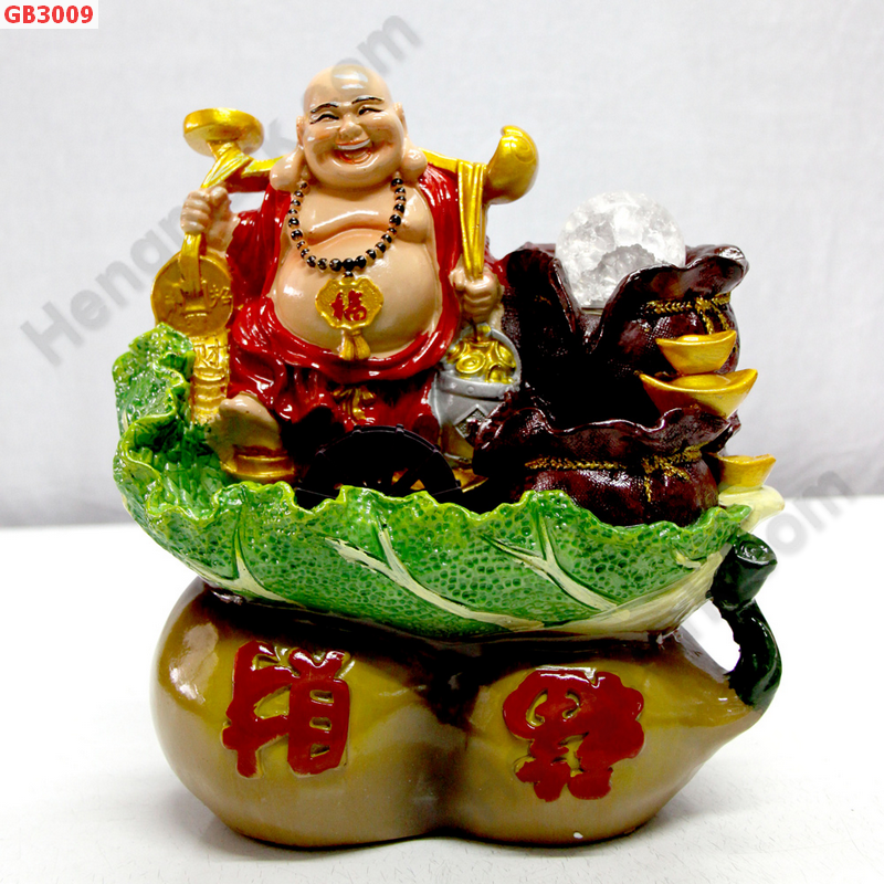 GB3009 พระสังกัจจายน์ น้ำพุ ลูกแก้วหมุน ราคา 1699 บาท http://hengmark.com/view_product/GB3009.htm