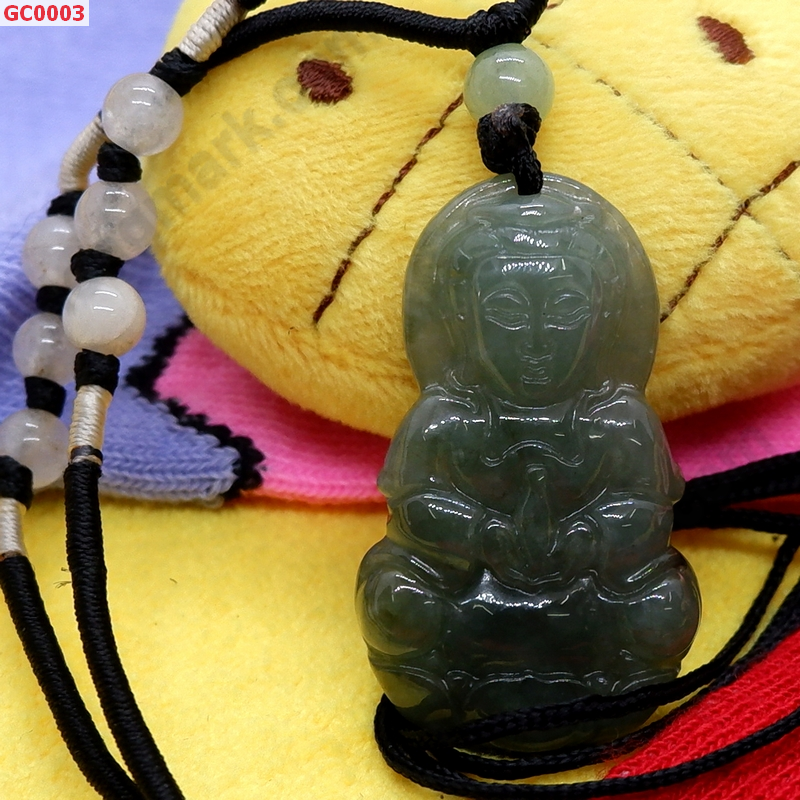 GC0003 สร้อยคอเจ้าแม่กวนอิมหยกเขียว ราคา 299 บาท http://hengmark.com/view_product/GC0003.htm