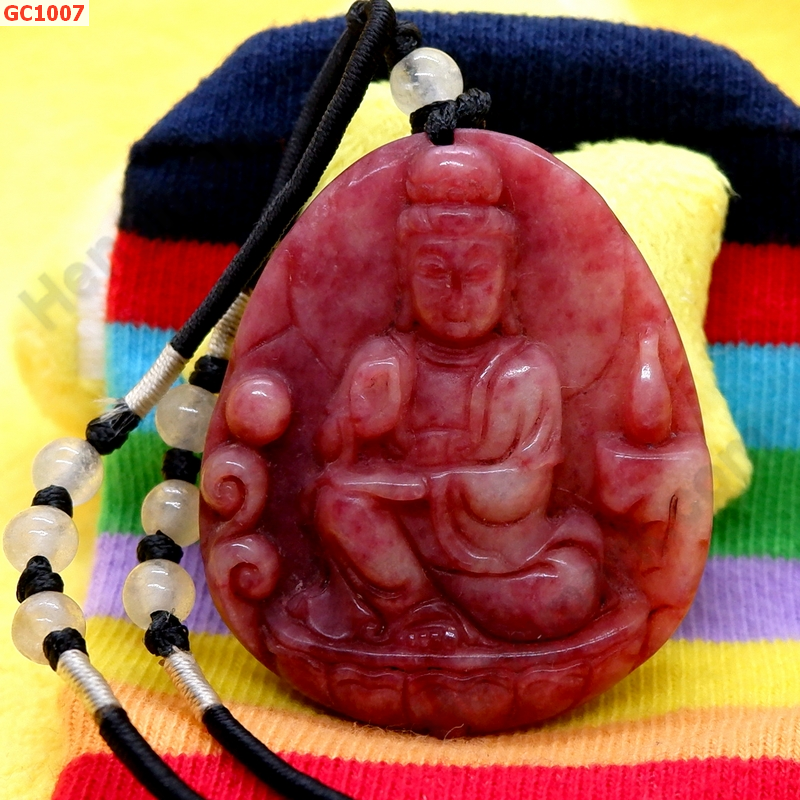 GC1007 สร้อยคอ เจ้าแม่กวนอิม หินสีแดง ราคา 199 บาท http://hengmark.com/view_product/GC1007.htm