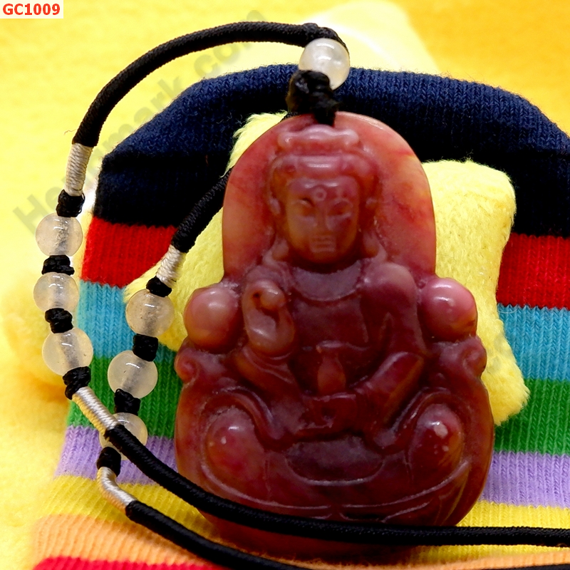 GC1009 สร้อยคอ เจ้าแม่กวนอิม หินสีแดง ราคา 199 บาท http://hengmark.com/view_product/GC1009.htm