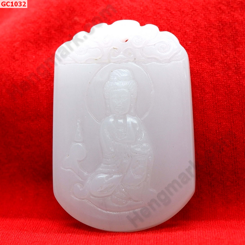 GC1032 จี้หยกขาวรูปเจ้าแม่กวนอิม ราคา 299 บาท http://hengmark.com/view_product/GC1032.htm