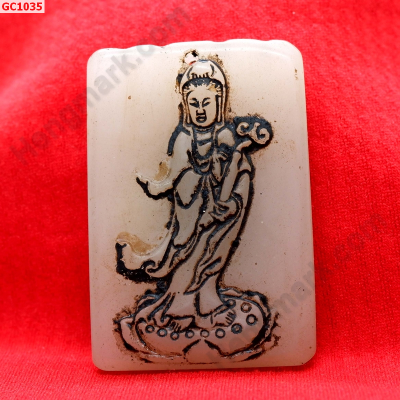 GC1035 จี้หยกขาวรูปเจ้าแม่กวนอิม ราคา 299 บาท http://hengmark.com/view_product/GC1035.htm