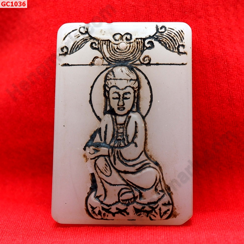 GC1036 จี้หยกขาวรูปเจ้าแม่กวนอิม ราคา 299 บาท http://hengmark.com/view_product/GC1036.htm