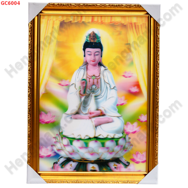 GC6004 ภาพเจ้าแม่กวนอิมสามมิติพร้อมกรอบ ราคา 999 บาท http://hengmark.com/view_product/GC6004.htm