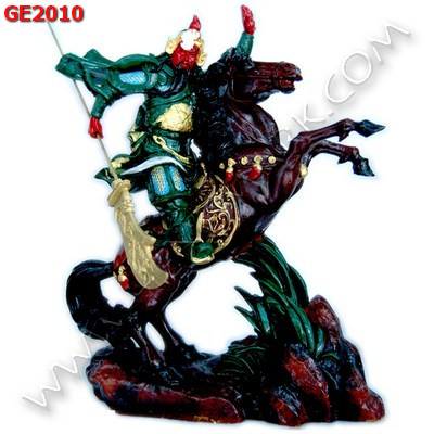 GE2010 เทพกวนอู ขี่ม้า ราคา 1900 บาท http://hengmark.com/view_product/GE2010.htm