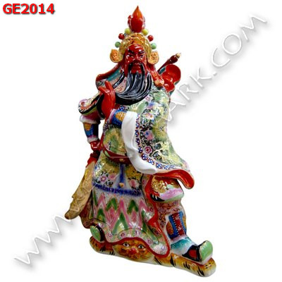 GE2014 เทพกวนอูยืนจับหนวดถือง้าว เซรามิค ราคา 0 บาท http://hengmark.com/view_product/GE2014.htm
