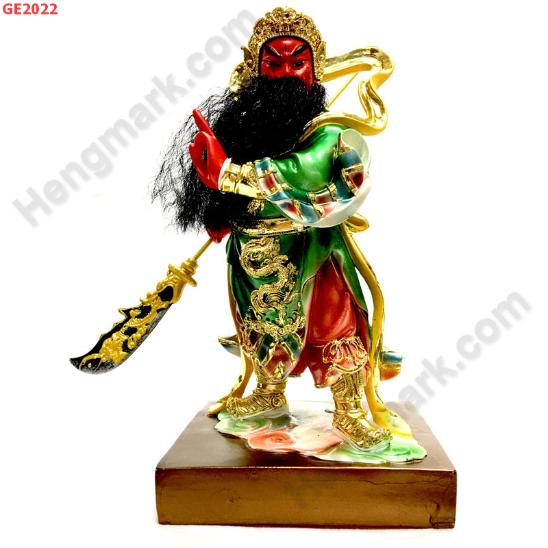 GE2022 เทพกวนอู ยืนถือทวน ราคา 1899 บาท http://hengmark.com/view_product/GE2022.htm