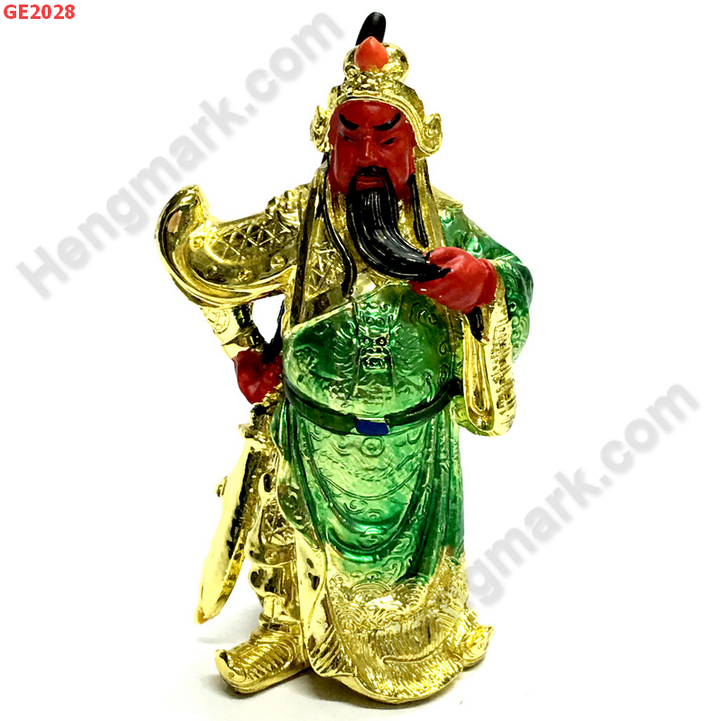 GE2028  เทพกวนอู ยืนจับหนวด ราคา 299 บาท http://hengmark.com/view_product/GE2028.htm