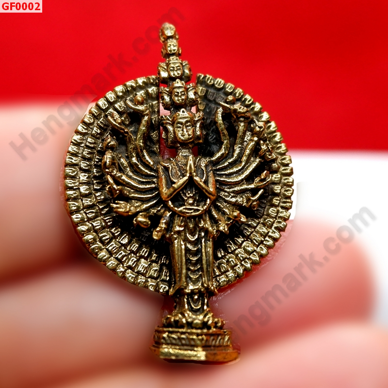 GF0002 พระโพธิสัตว์พันหน้าทองเหลือง ราคา 199 บาท http://hengmark.com/view_product/GF0002.htm