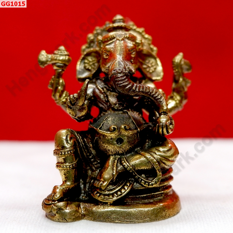 GG1015 พระพิฆเนศทองเหลือง ราคา 299 บาท http://hengmark.com/view_product/GG1015.htm