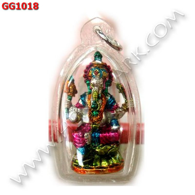 GG1018 พระพิฆเนศทองเหลือง เพ้นท์สี ราคา 399 บาท http://hengmark.com/view_product/GG1018.htm
