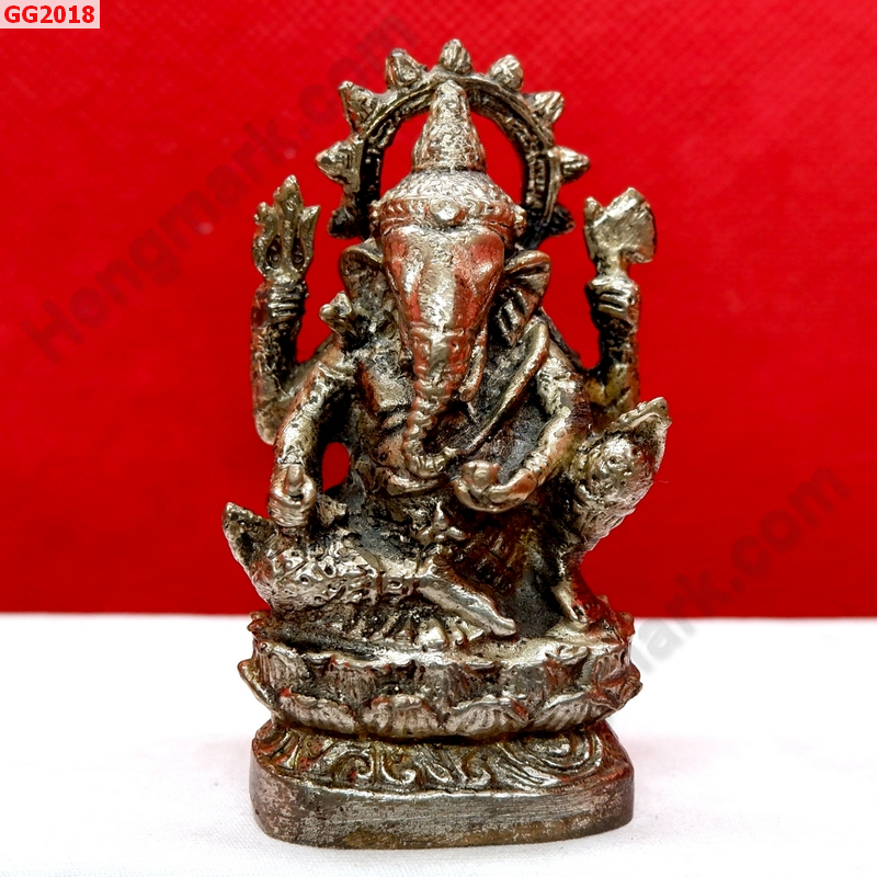 GG2018 พระพิฆเนศทองเหลืองขัดเงิน ราคา 499 บาท http://hengmark.com/view_product/GG2018.htm