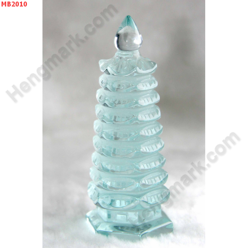 MB2010 เจดีย์เก้าชั้น คริสตัลเขียว ราคา 1500 บาท http://hengmark.com/view_product/MB2010.htm