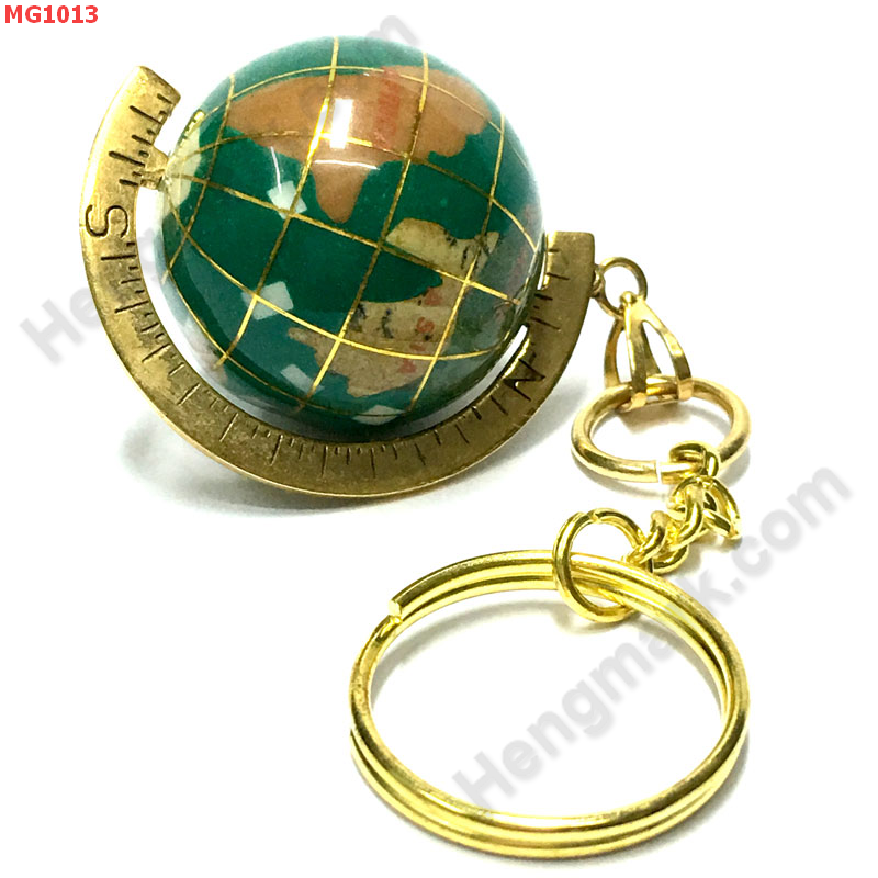 MG1013 พวงกุญแจลูกโลกคริสตัลสีเขียว ราคา 229 บาท http://hengmark.com/view_product/MG1013.htm