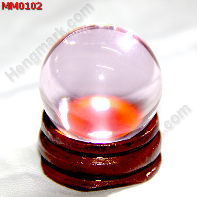 MM0102 ลูกแก้วใสสีชมพู (30mm)(W) ราคา 125 บาท http://hengmark.com/view_product/MM0102.htm