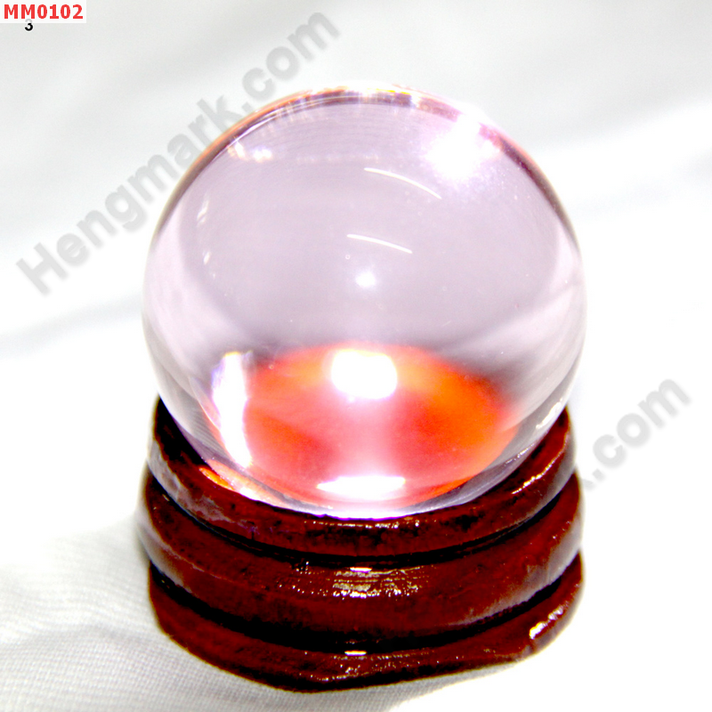 MM0102 ลูกแก้วใสสีชมพู (30mm)(W) ราคา 125 บาท http://hengmark.com/view_product/MM0102.htm