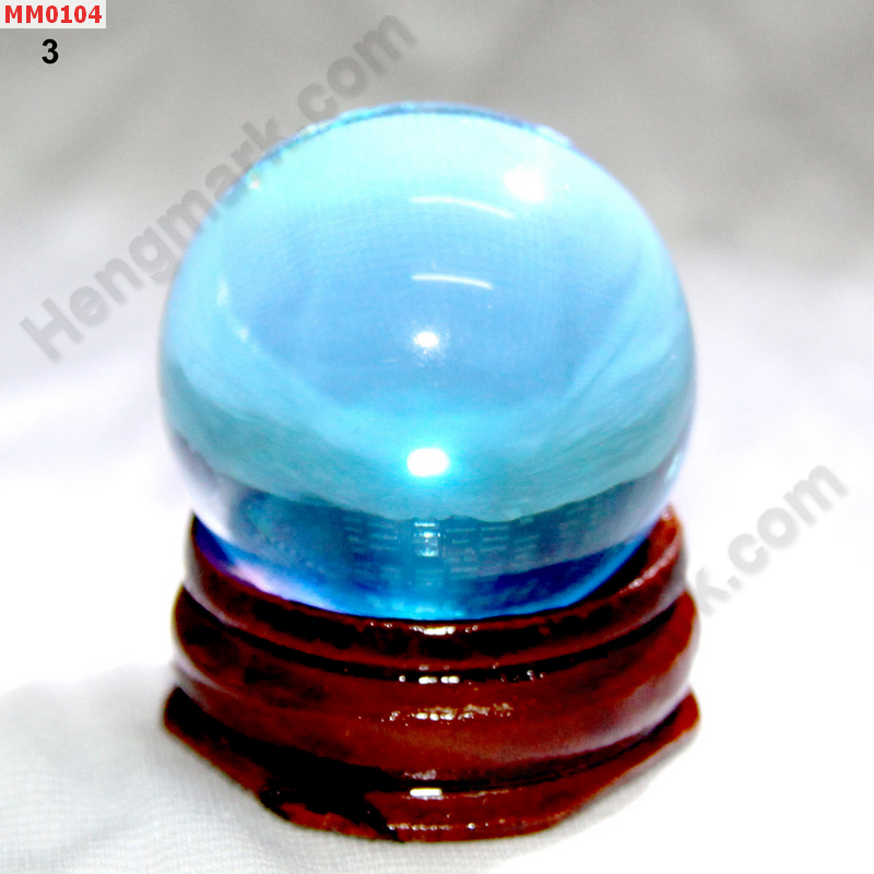MM0104 ลูกแก้วใสสีฟ้า (30mm)(W) ราคา 125 บาท http://hengmark.com/view_product/MM0104.htm