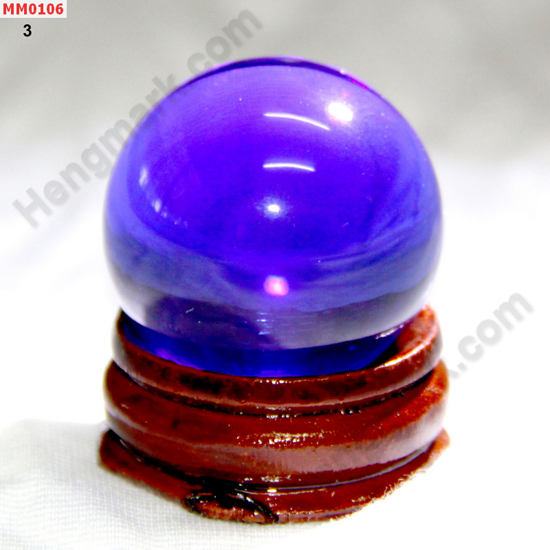MM0106 ลูกแก้วใสสีน้ำเงิน (30mm)(W) ราคา 125 บาท http://hengmark.com/view_product/MM0106.htm