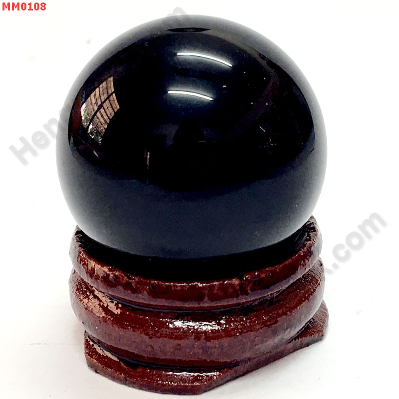 MM0108 ลูกแก้วใสสีดำ (30mm)(W) ราคา 125 บาท http://hengmark.com/view_product/MM0108.htm