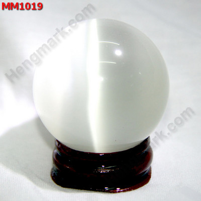 MM1019 ลูกแก้วตาแมว สีขาว (40mm) ราคา 150 บาท http://hengmark.com/view_product/MM1019.htm