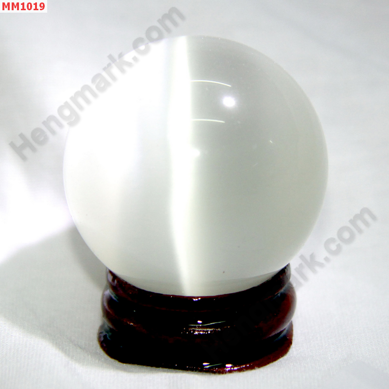 MM1019 ลูกแก้วตาแมว สีขาว (40mm) ราคา 150 บาท http://hengmark.com/view_product/MM1019.htm