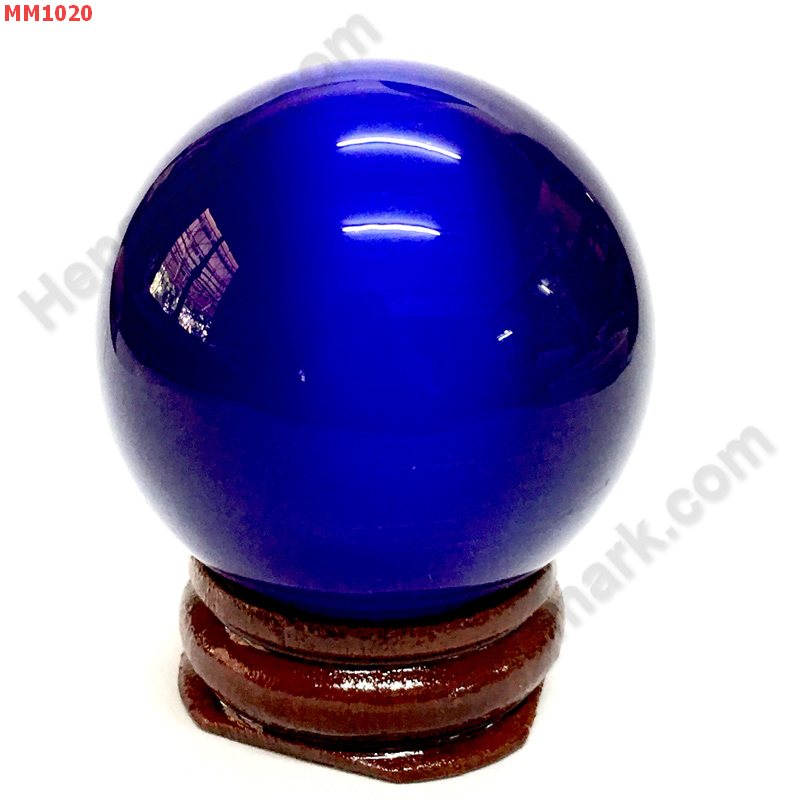 MM1020 ลูกแก้วตาแมว สีน้ำเงิน (40mm) ราคา 150 บาท http://hengmark.com/view_product/MM1020.htm