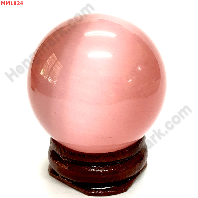 MM1024 ลูกแก้วตาแมว สีชมพู (40mm) ราคา 150 บาท http://hengmark.com/view_product/MM1024.htm
