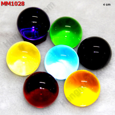 MM1028 ลูกแก้วใส สีต่างๆ (40mm)(W) ราคา 225 บาท http://hengmark.com/view_product/MM1028.htm
