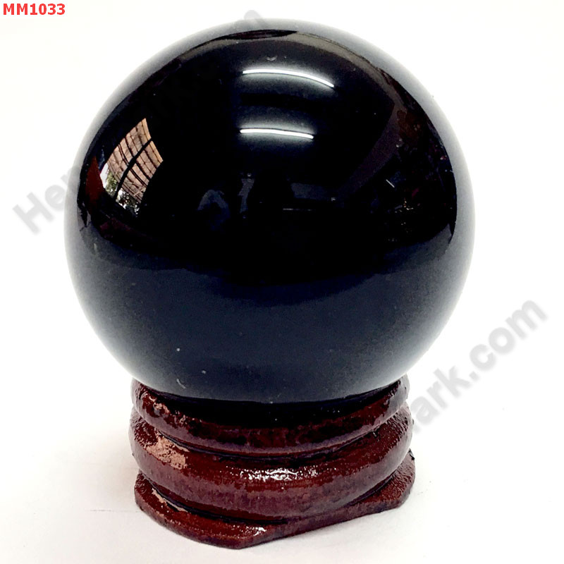 MM1033 ลูกแก้วใสสีดำ (40mm)(W) ราคา 200 บาท http://hengmark.com/view_product/MM1033.htm