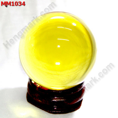 MM1034 ลูกแก้วใสสีเหลือง (40mm)(W) ราคา 200 บาท http://hengmark.com/view_product/MM1034.htm