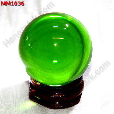 MM1036 ลูกแก้วใสสีเขียว (40mm)(W) ราคา 200 บาท http://hengmark.com/view_product/MM1036.htm