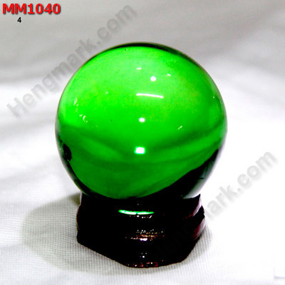 MM1040 ลูกแก้วใส สีเขียว (40mm) ราคา 150 บาท http://hengmark.com/view_product/MM1040.htm