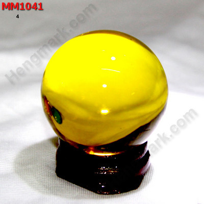 MM1041 ลูกแก้วใส สีเหลือง (40mm) ราคา 150 บาท http://hengmark.com/view_product/MM1041.htm