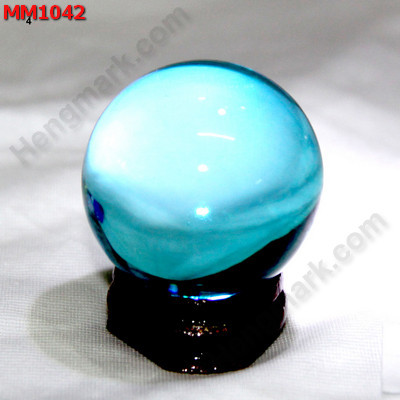 MM1042 ลูกแก้วใส สีฟ้า (40mm) ราคา 150 บาท http://hengmark.com/view_product/MM1042.htm