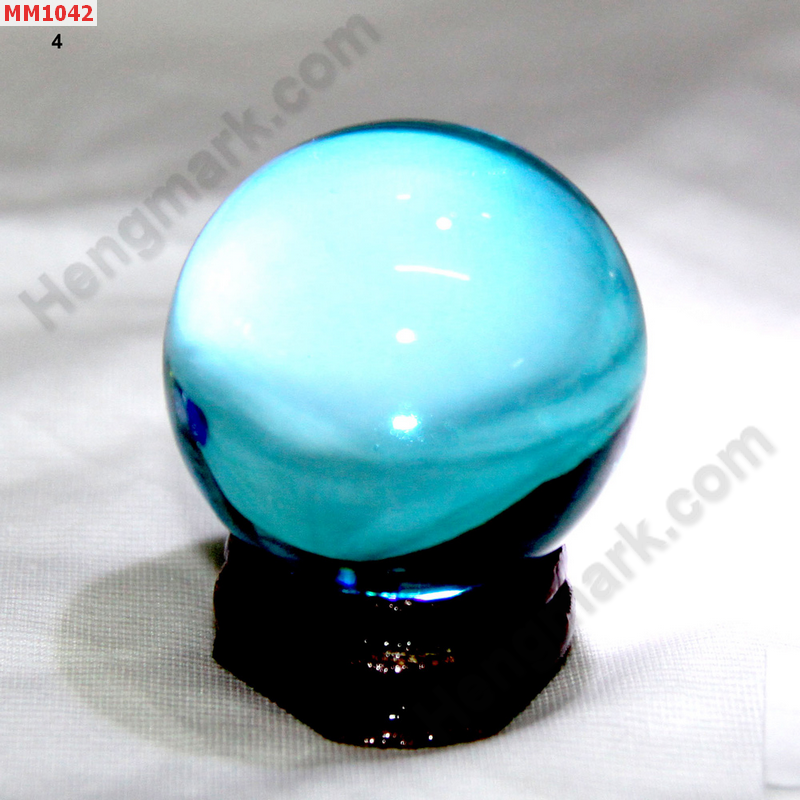 MM1042 ลูกแก้วใส สีฟ้า (40mm) ราคา 150 บาท http://hengmark.com/view_product/MM1042.htm