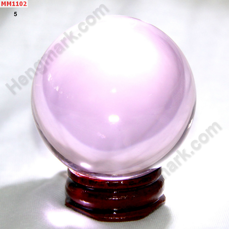 MM1102 ลูกแก้วใสสีชมพู (50mm)(W) ราคา 300 บาท http://hengmark.com/view_product/MM1102.htm
