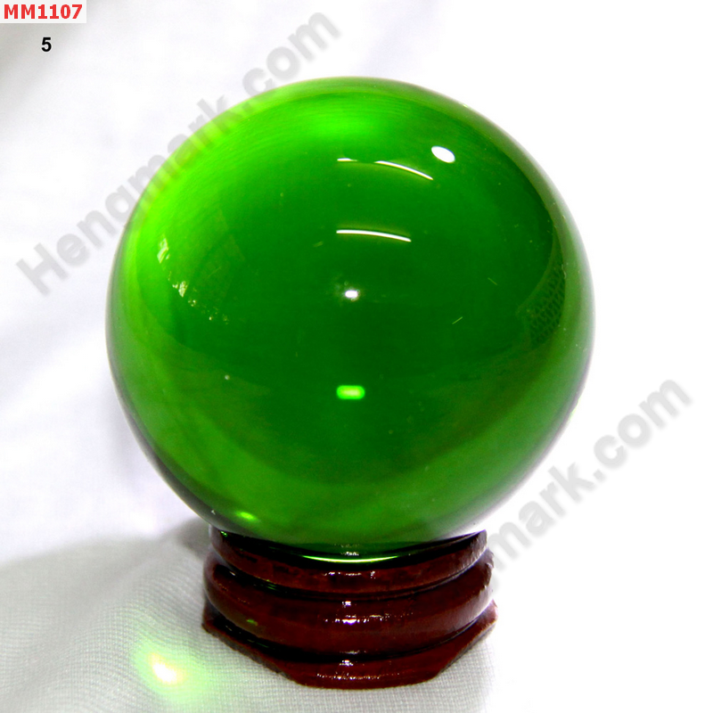 MM1107 ลูกแก้วใสสีเขียว (50mm)(W) ราคา 300 บาท http://hengmark.com/view_product/MM1107.htm
