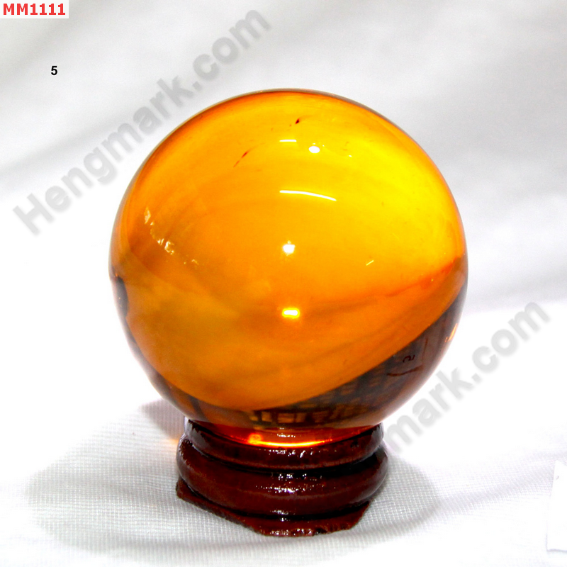 MM1111 ลูกแก้วใส สีส้ม (50mm) ราคา 200 บาท http://hengmark.com/view_product/MM1111.htm