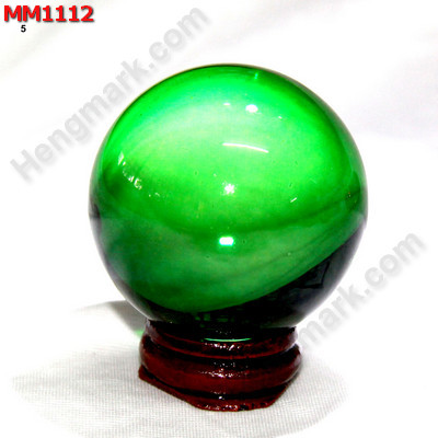 MM1112 ลูกแก้วใส สีเขียว (50mm) ราคา 200 บาท http://hengmark.com/view_product/MM1112.htm