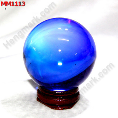 MM1113 ลูกแก้วใส สีน้ำเงิน (50mm) ราคา 200 บาท http://hengmark.com/view_product/MM1113.htm