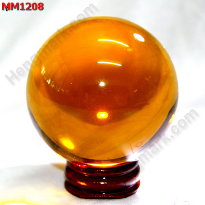 MM1208 ลูกแก้วใสสีส้ม พร้อมขาตั้ง (60mm)(W) ราคา 500 บาท http://hengmark.com/view_product/MM1208.htm