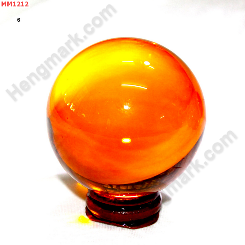 MM1212 ลูกแก้วใส สีส้ม (60mm) ราคา 350 บาท http://hengmark.com/view_product/MM1212.htm