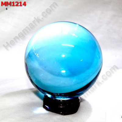 MM1214 ลูกแก้วใส สีฟ้า (60mm) ราคา 350 บาท http://hengmark.com/view_product/MM1214.htm