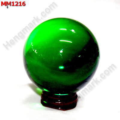 MM1216 ลูกแก้วใส สีเขียว (60mm) ราคา 350 บาท http://hengmark.com/view_product/MM1216.htm