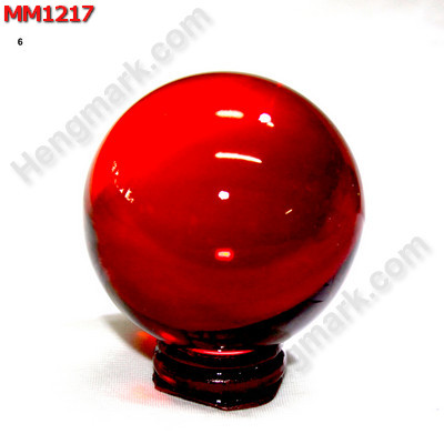 MM1217 ลูกแก้วใส สีแดง (60mm) ราคา 350 บาท http://hengmark.com/view_product/MM1217.htm