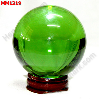 MM1219 ลูกแก้วใสสีเขียว (60mm)(W) ราคา 500 บาท http://hengmark.com/view_product/MM1219.htm