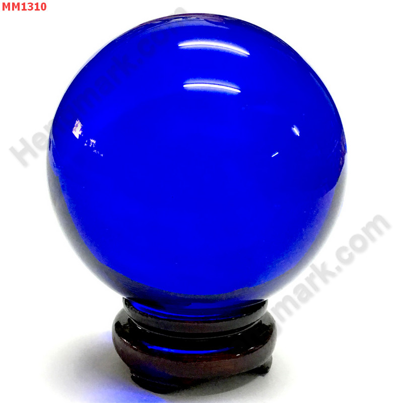 MM1310 ลูกแก้วสีน้ำเงิน (80mm) ราคา 600 บาท http://hengmark.com/view_product/MM1310.htm