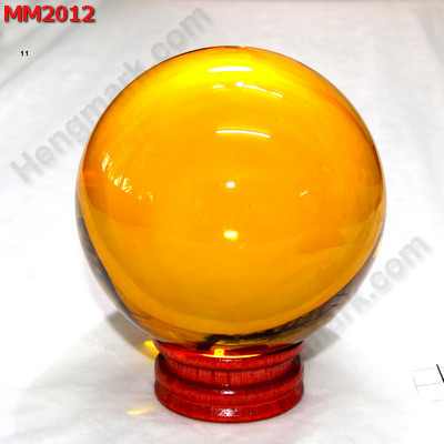 MM2012 ลูกแก้วใส สีส้ม (110mm) ราคา 1000 บาท http://hengmark.com/view_product/MM2012.htm